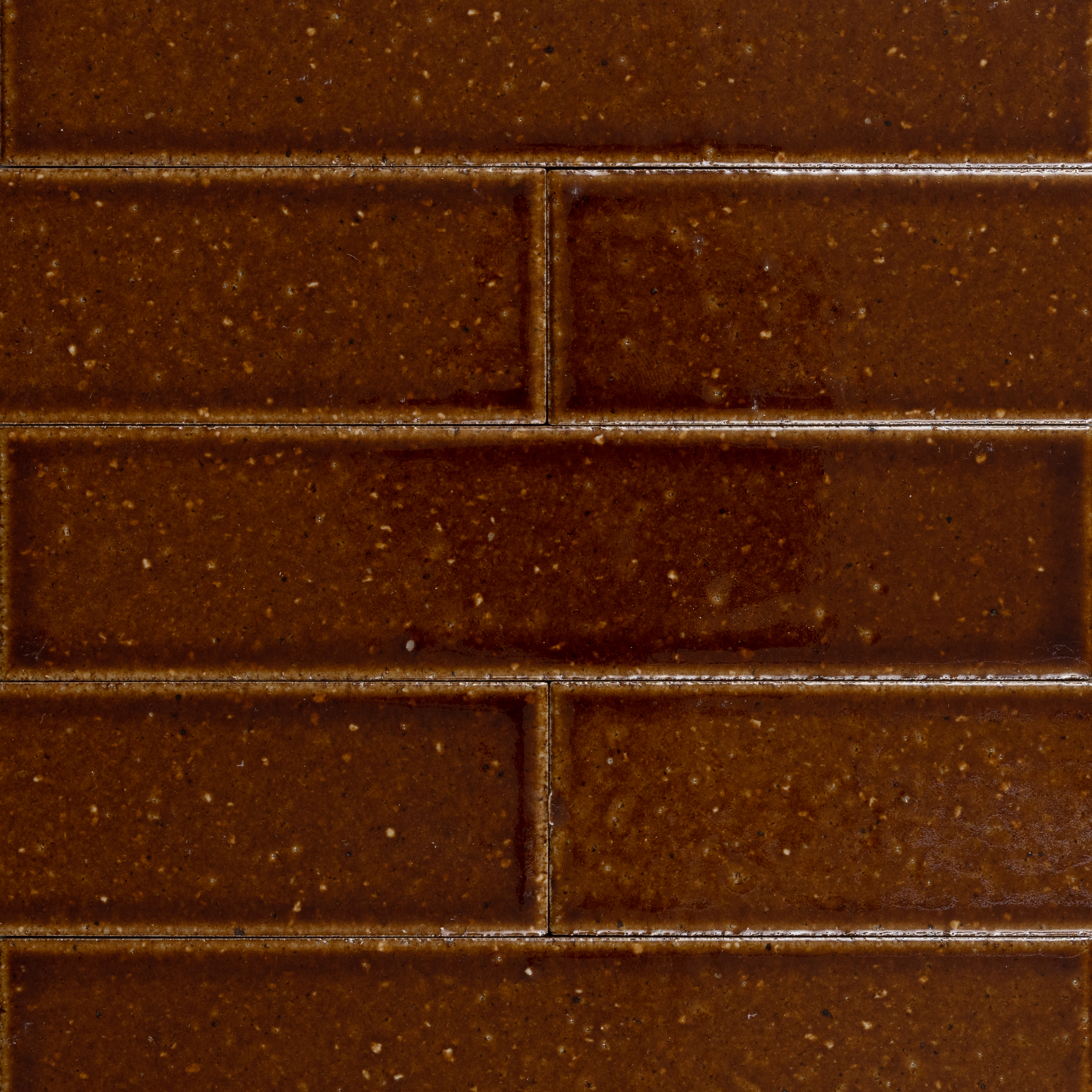 tamamix　サイン付き　u・ku・lu Umi Sumasshu - Caramel Glossy Glazed Porcelain Tile